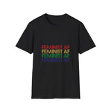 Feminist AF -Rainbow Words
