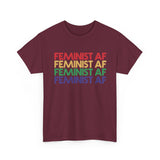Feminist AF Rainbow Feminist T-Shirt
