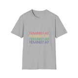 Feminist AF -Rainbow Words