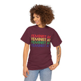 Feminist AF Rainbow Feminist T-Shirt