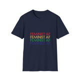 Feminist AF -Rainbow Words
