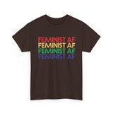 Feminist AF Rainbow Feminist T-Shirt
