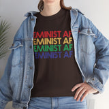 Feminist AF Rainbow Feminist T-Shirt