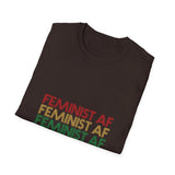 Feminist AF -Rainbow Words